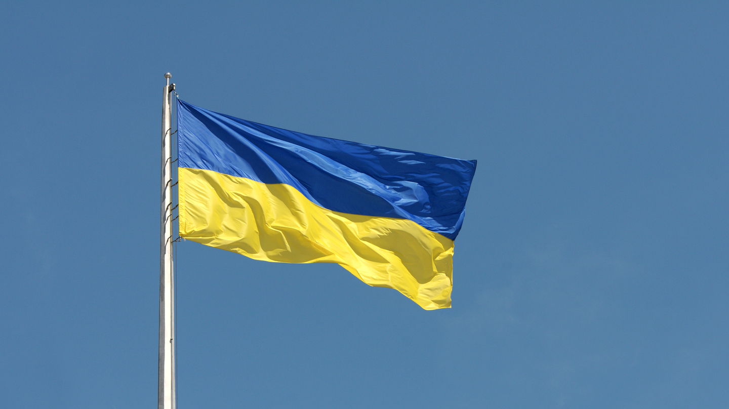 Le drapeau ukrainien