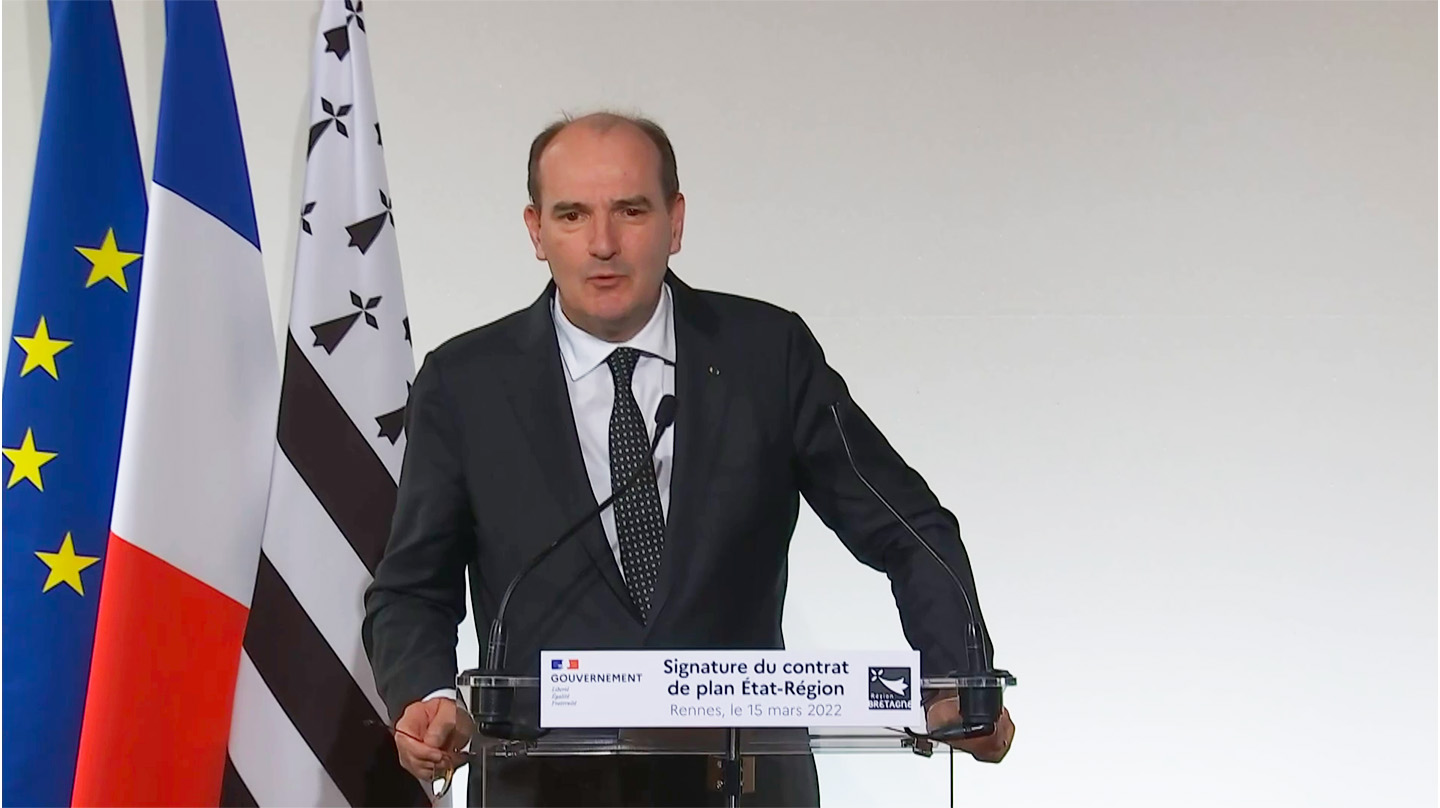 Le Premier ministre en préfecture pour signer le contrat de plan (CPER) breton.
