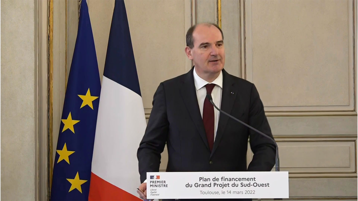 Discours du Premier ministre Jean Castex depuis la préfecture de la Haute-Garonne