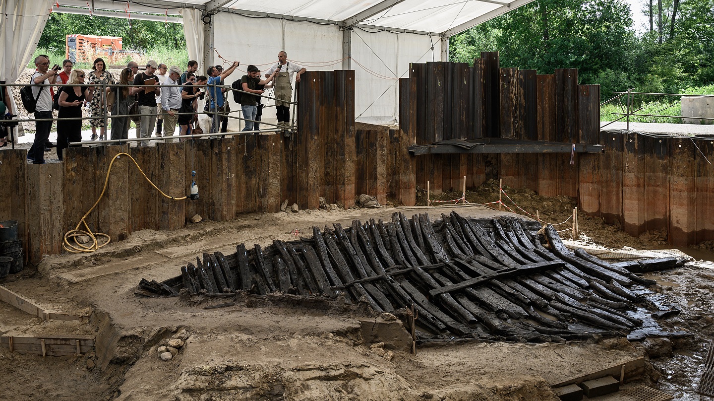 Une présentation de fouilles archéologiques à Bordeaux
