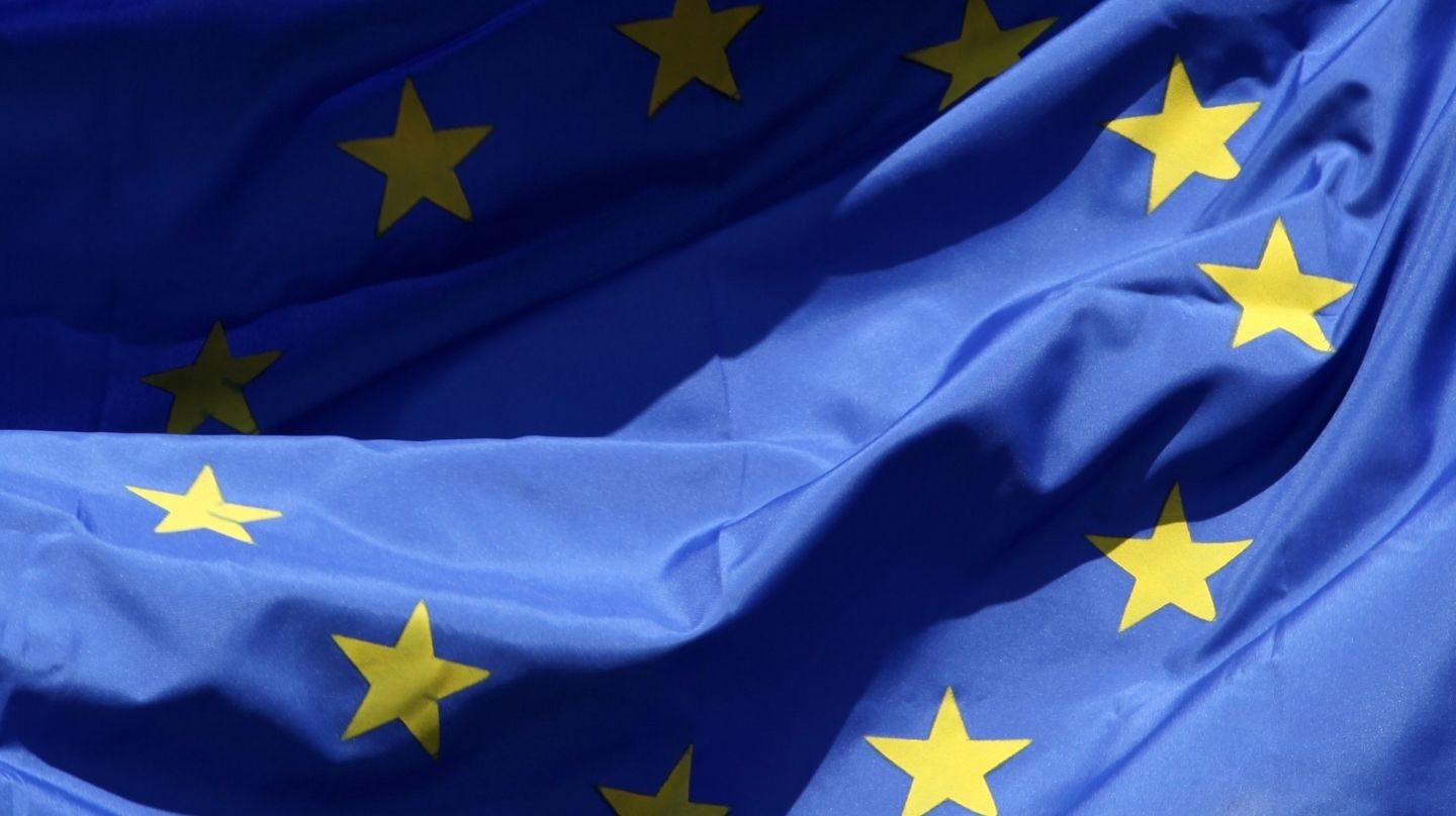 Le drapeau de l'Union européenne.