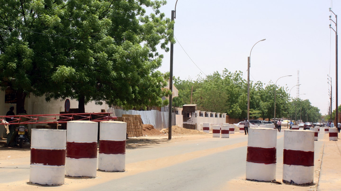 Rue à Niamey au Niger