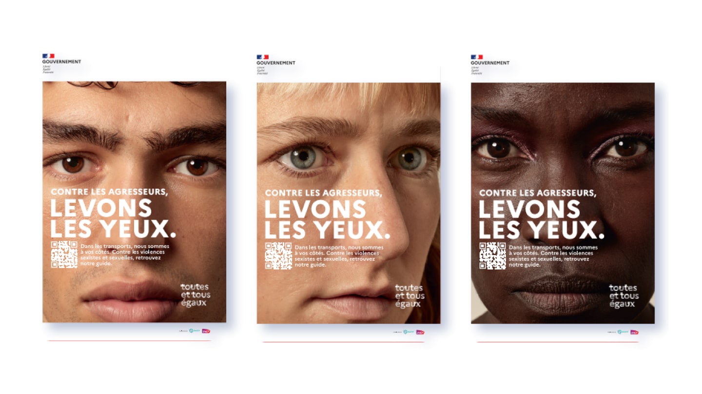 Affiches de la campagne "Levons les yeux".