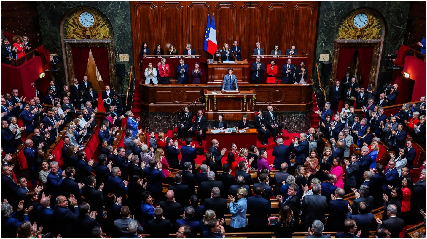 Les parlementaires réunis en Congrès à Versailles.