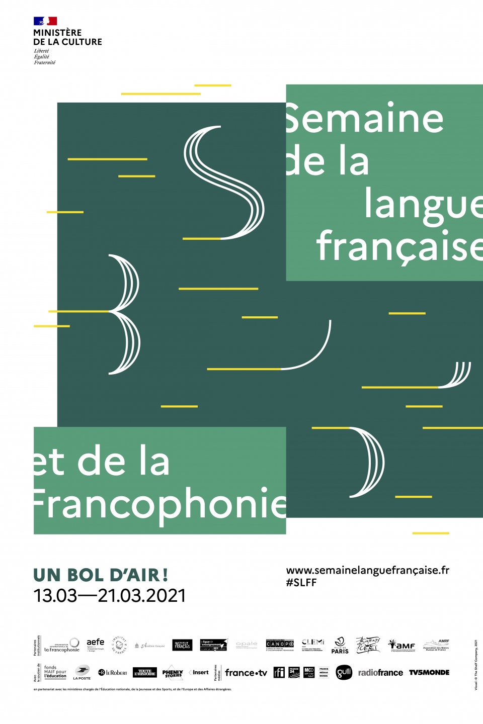 Affiche de la 26e édition de la semaine de la langue française et de la francophonie