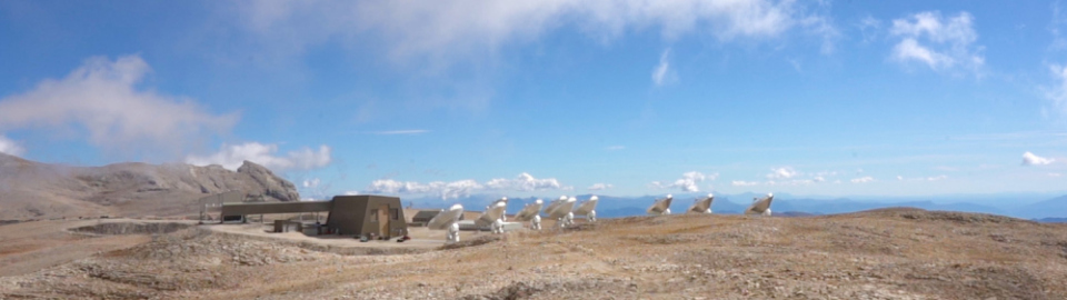 L'observatoire Noema, situé à 2 550 mètres d’altitude, sur le plateau de Bure dans les Hautes-Alpes